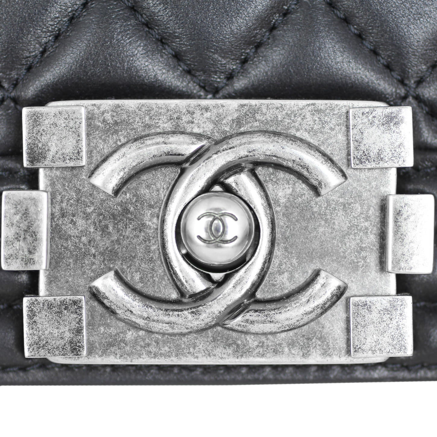 Chanel Boy Bag Old Medium Lock