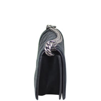 Chanel Boy Old Medium Velvet side