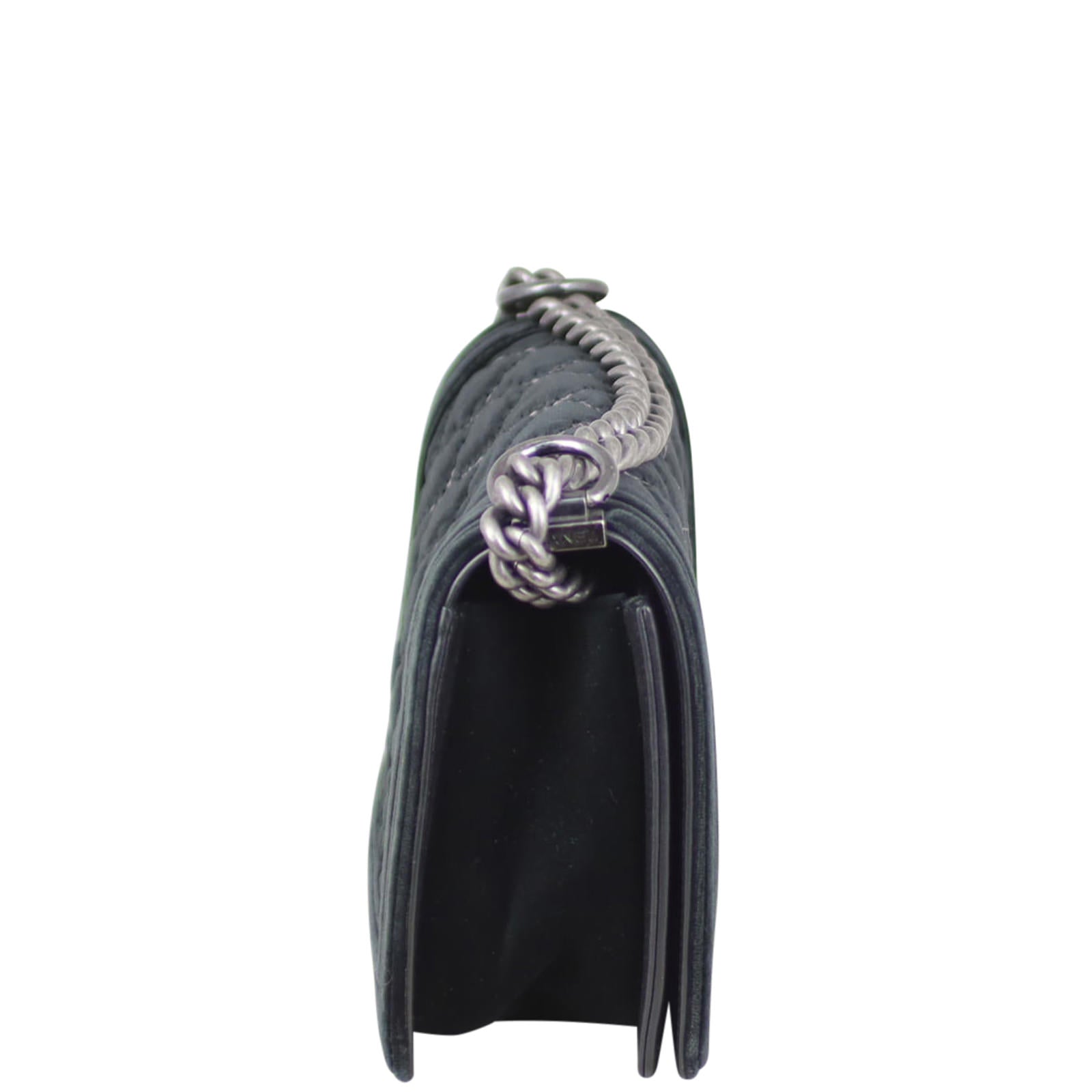 Chanel Boy Old Medium Velvet side