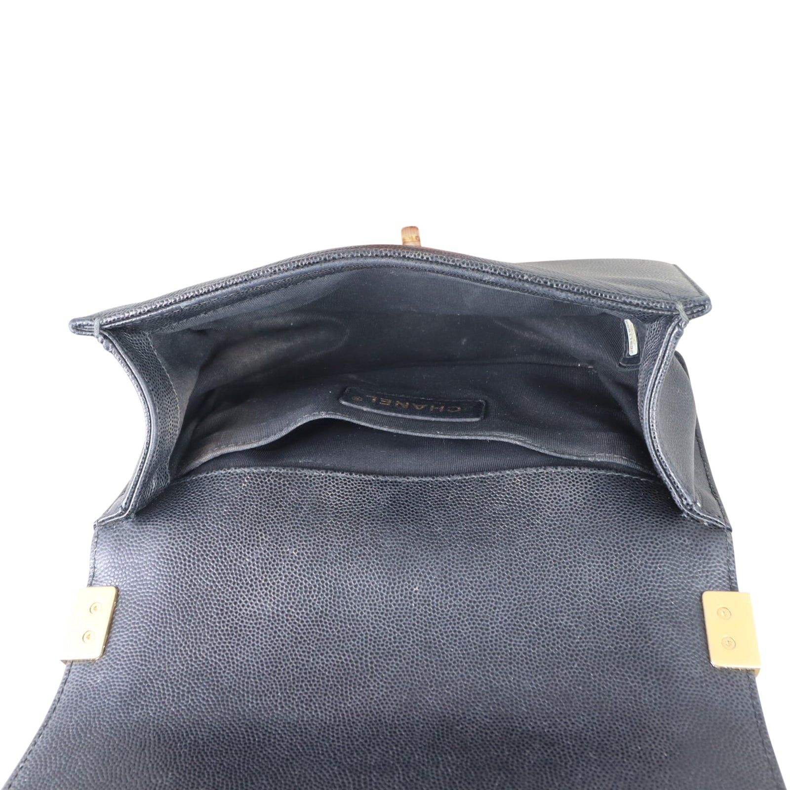 Chanel Boy Small Whole interior