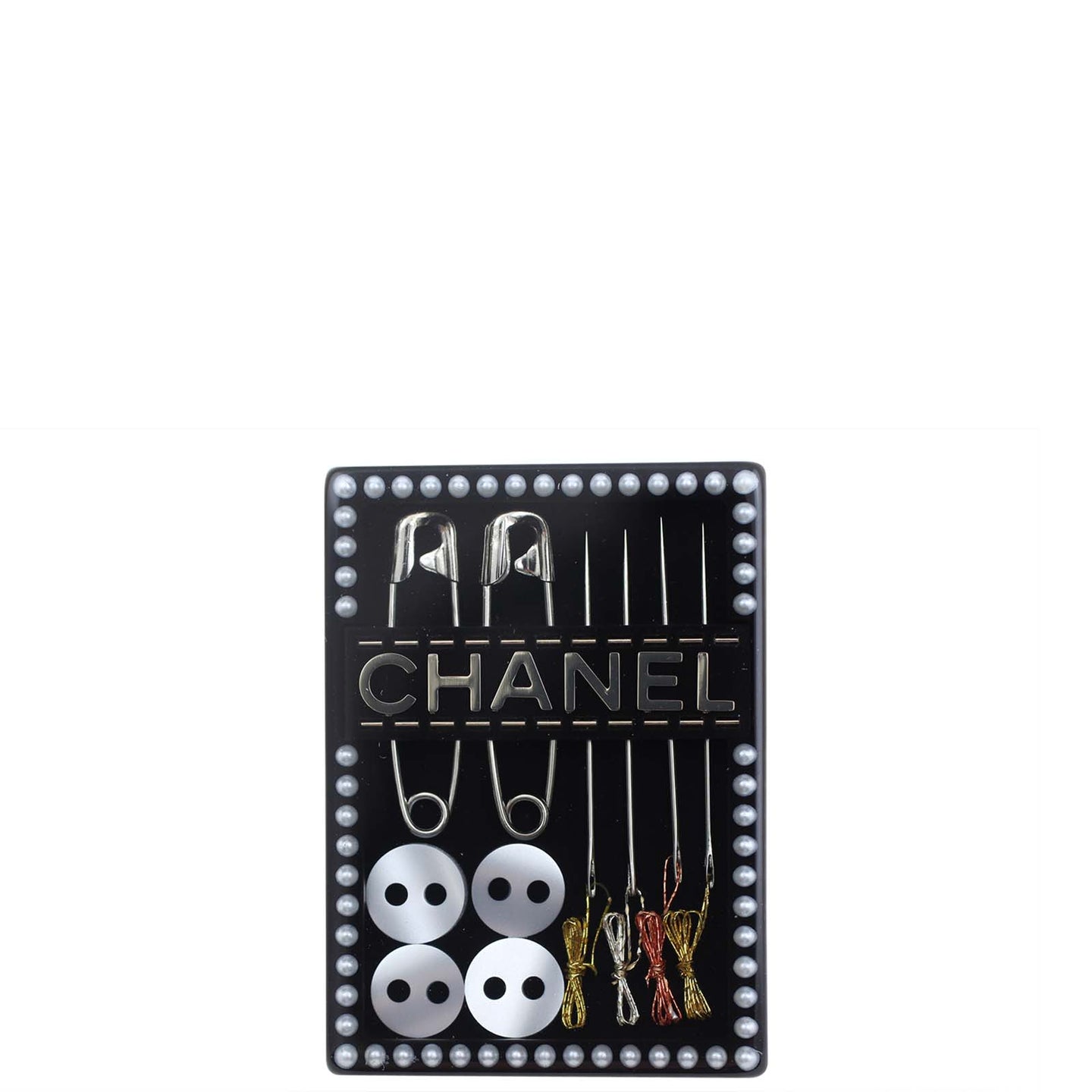 Chanel Sewing Kit Brooch Front