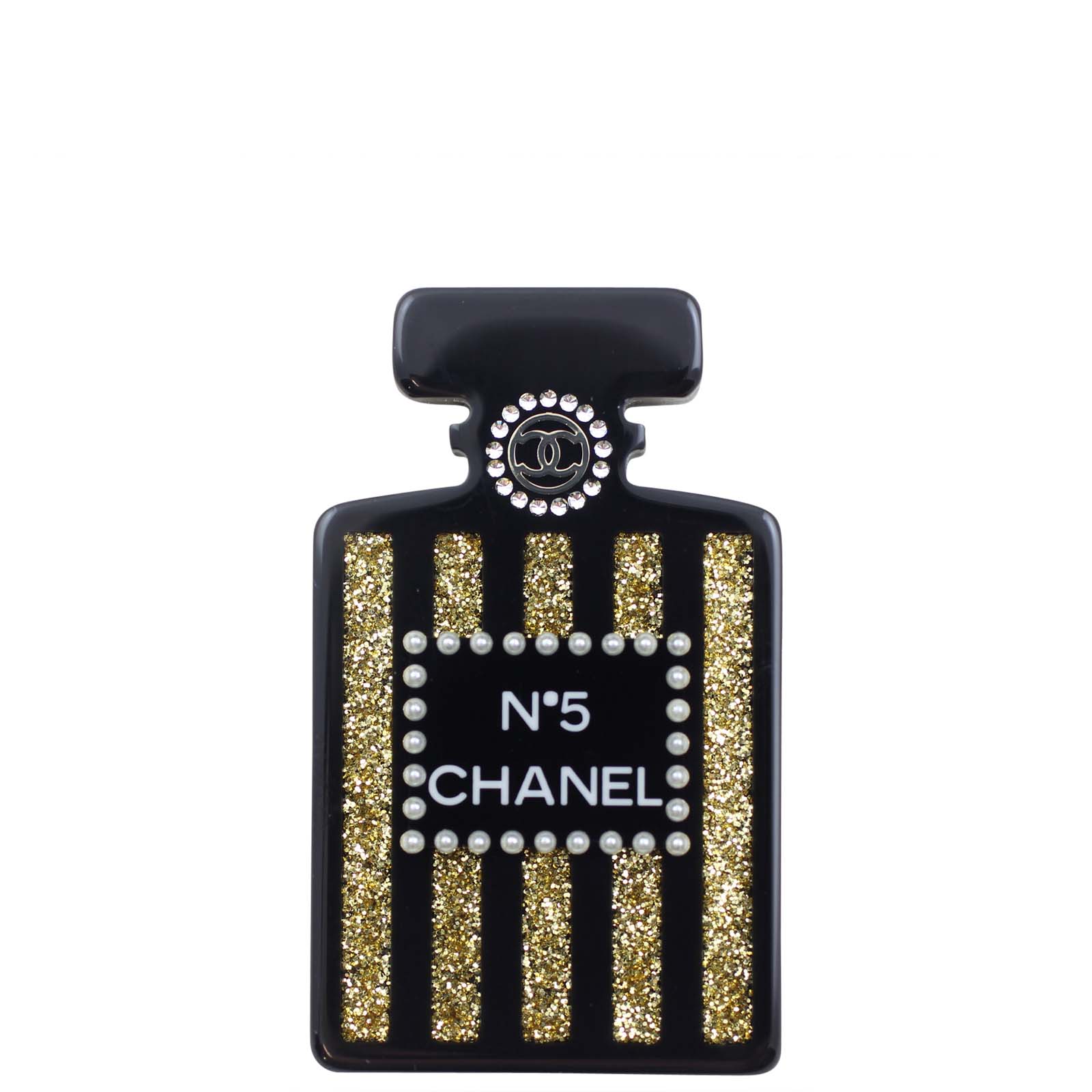 Chanel No.5 Bottle Brooch Front