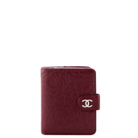 Chanel Camellia Compact Wallet Front