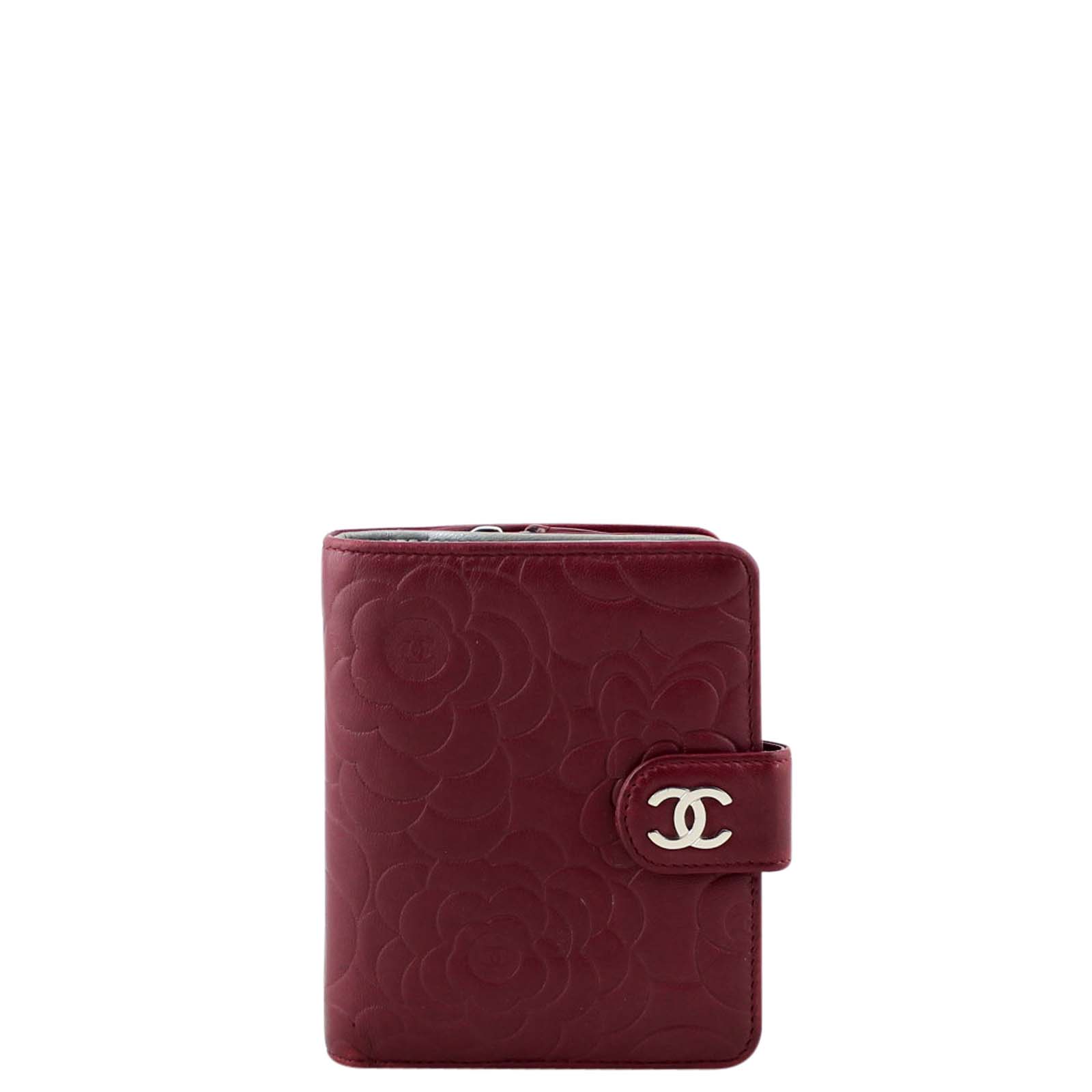 Chanel Camellia Compact Wallet Front