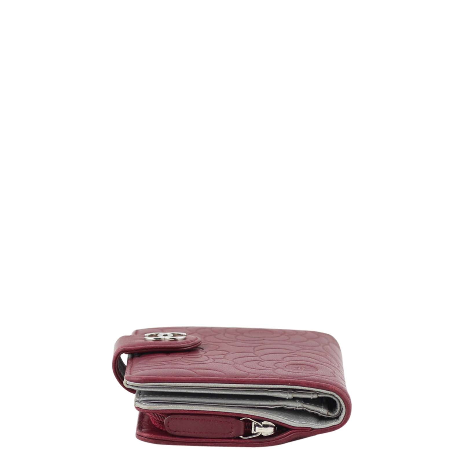Chanel Camellia Compact Wallet Top