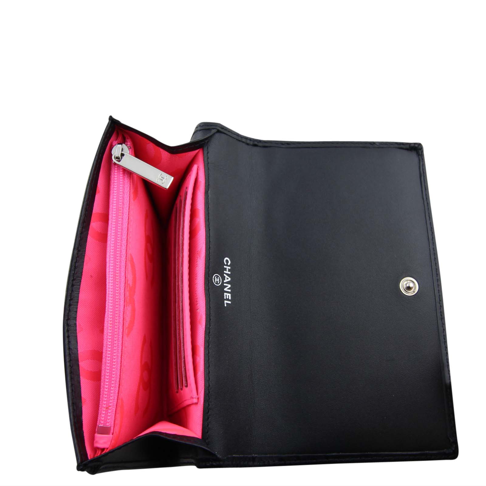 Chanel Ligne Cambon Flap Wallet Interior