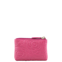 Chanel Camellia Key Pouch Back