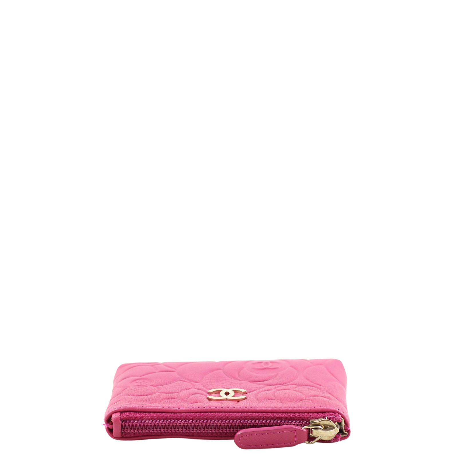Chanel Camellia Key Pouch Top