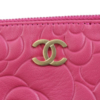 Chanel Camellia Key Pouch cc
