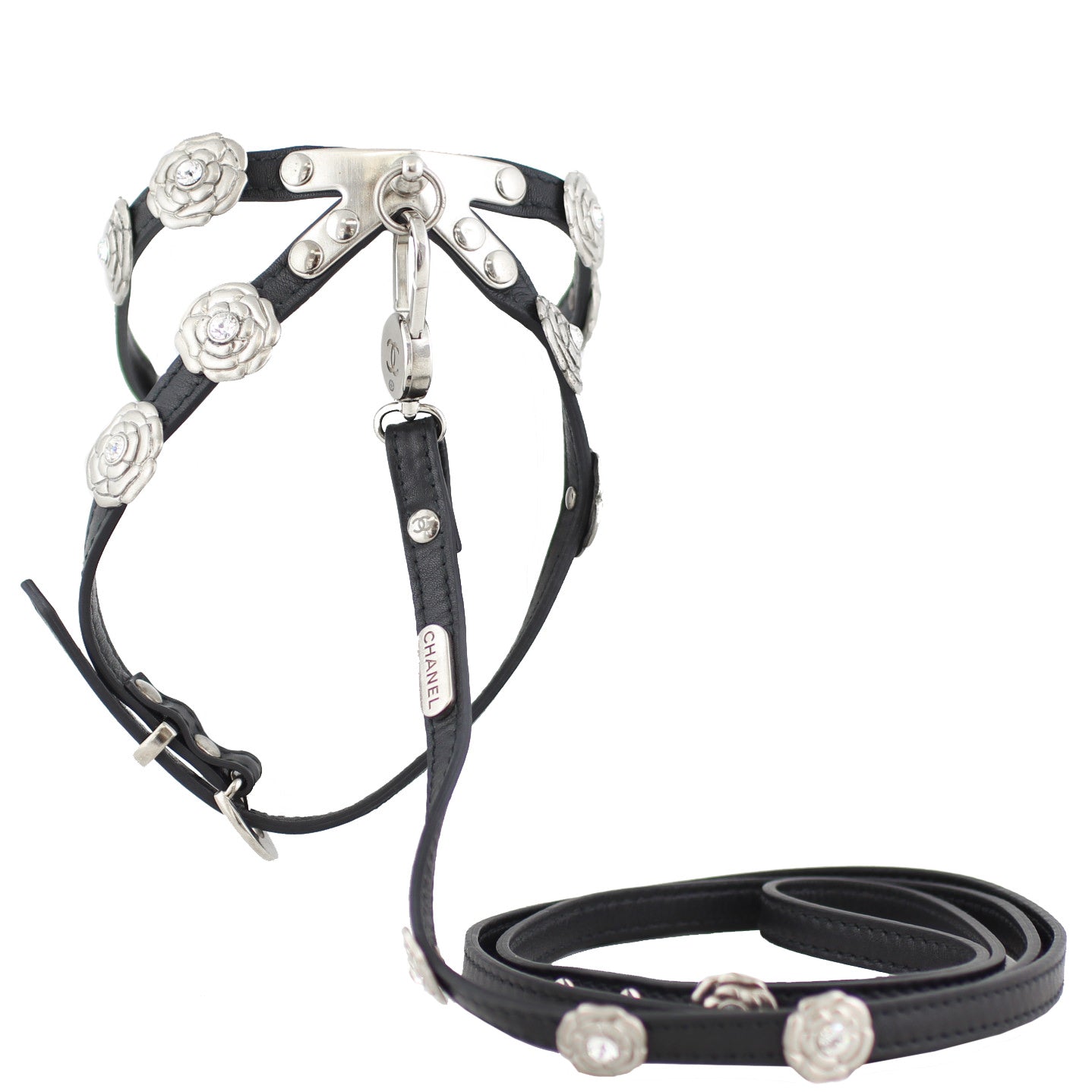 Chanel Camellia Pet Harness and Lead Full