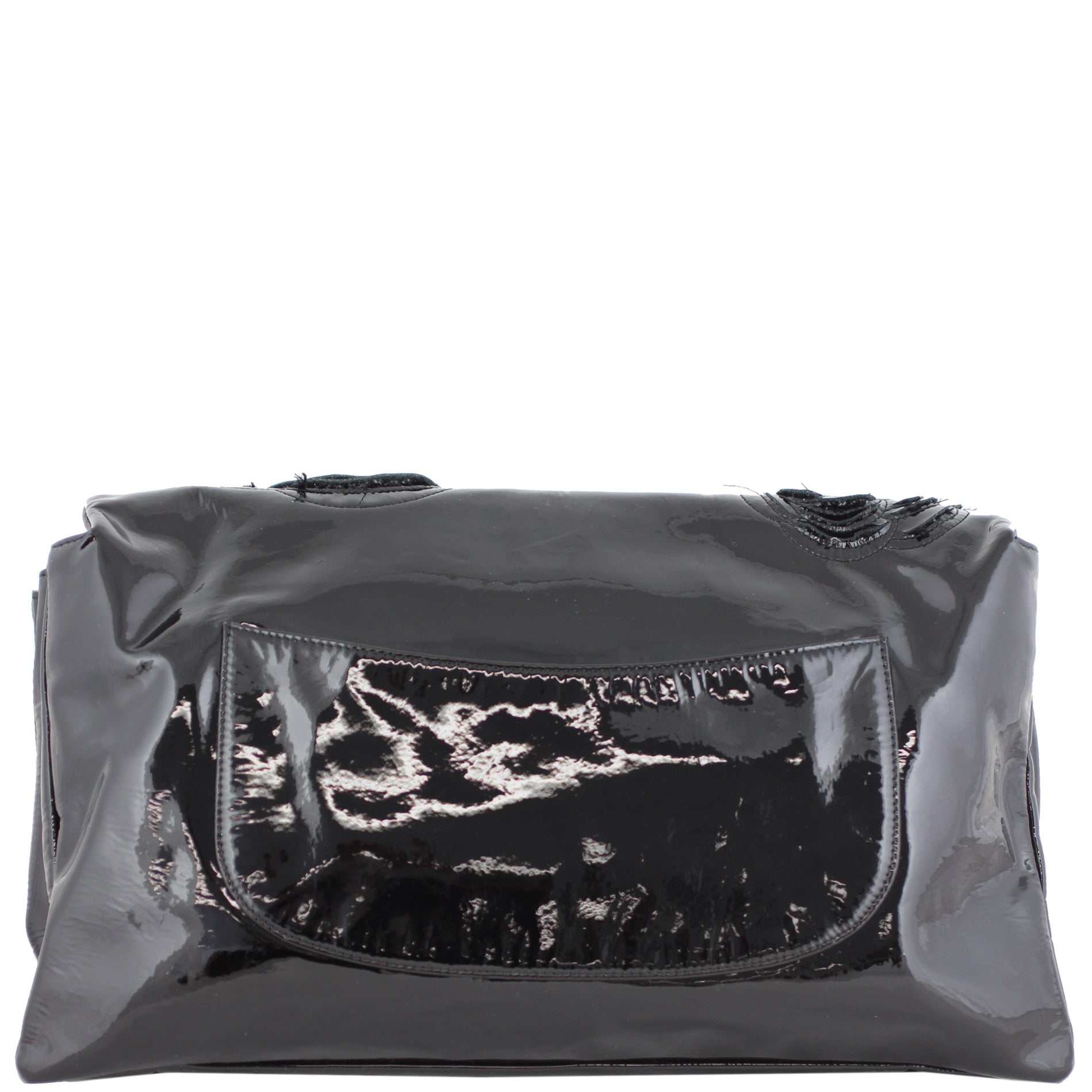 Chanel Camellia Petals Single Flap Maxi Back