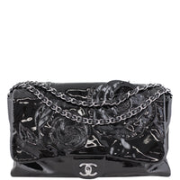 Chanel Camellia Petals Single Flap Maxi Front