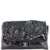 Chanel Camellia Petals Single Flap Maxi Front