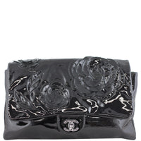 Chanel Camellia Petals Single Flap Maxi Front