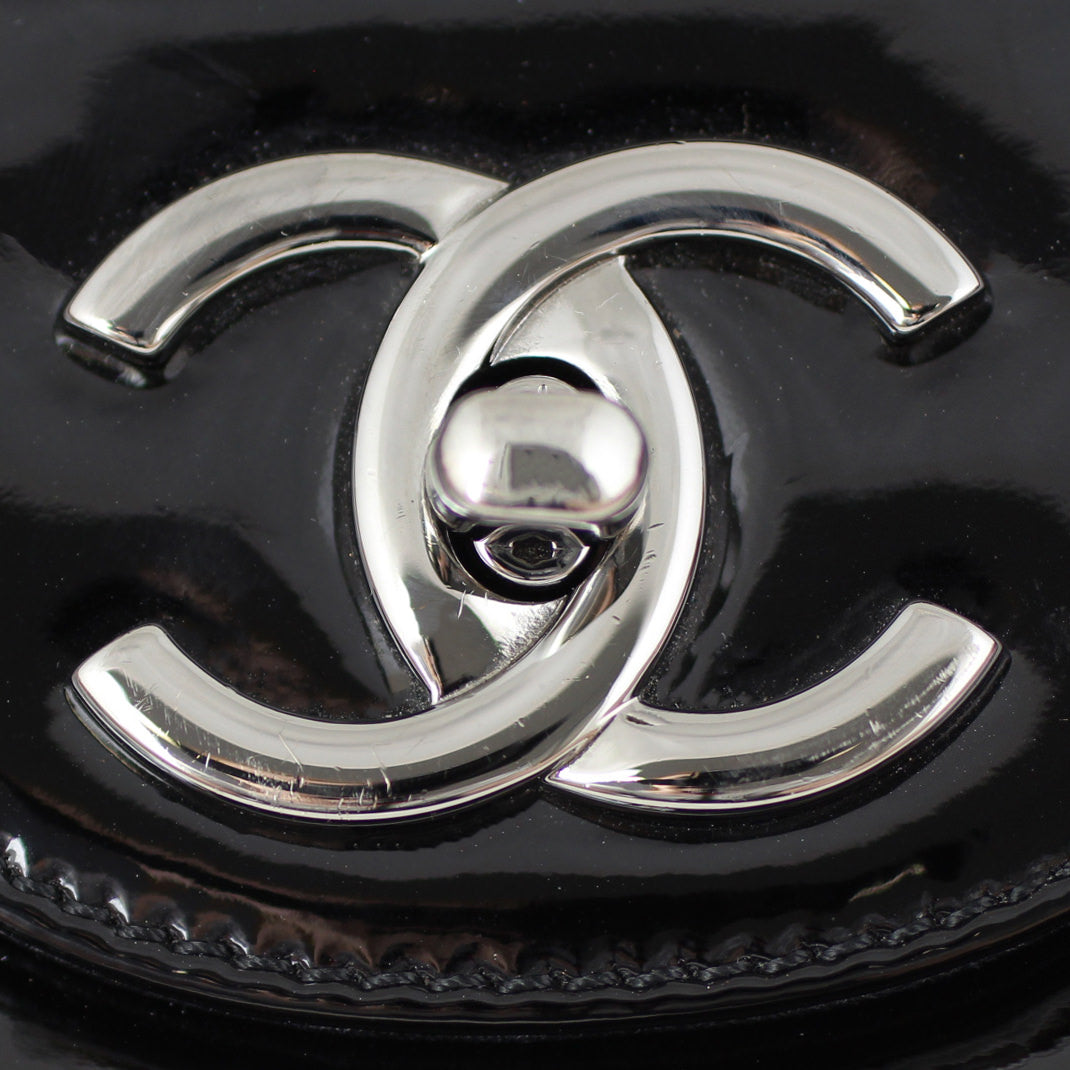 Chanel Camellia Petals Single Flap Maxi Logo