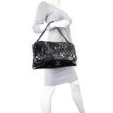 Chanel Camellia Petals Single Flap Maxi Mannequin