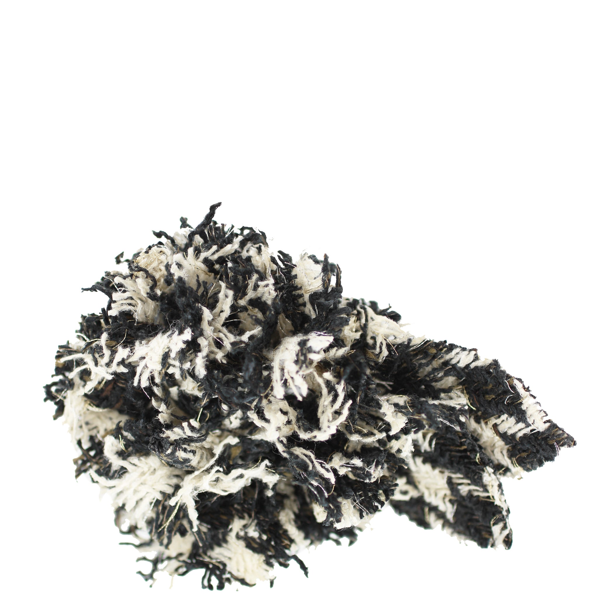 Chanel Camellia Tweed Brooch Left