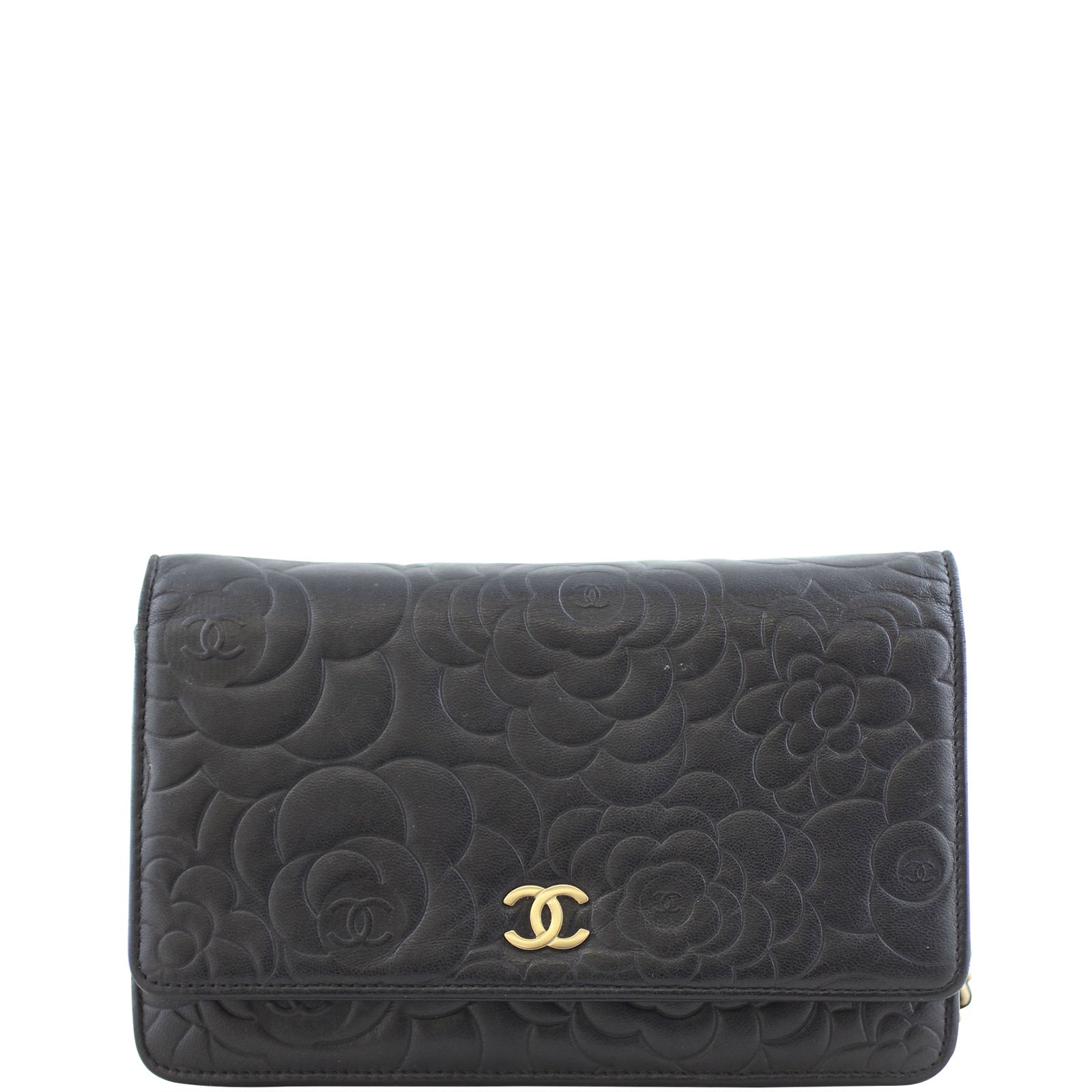 Chanel Camellia Wallet on Chain Front