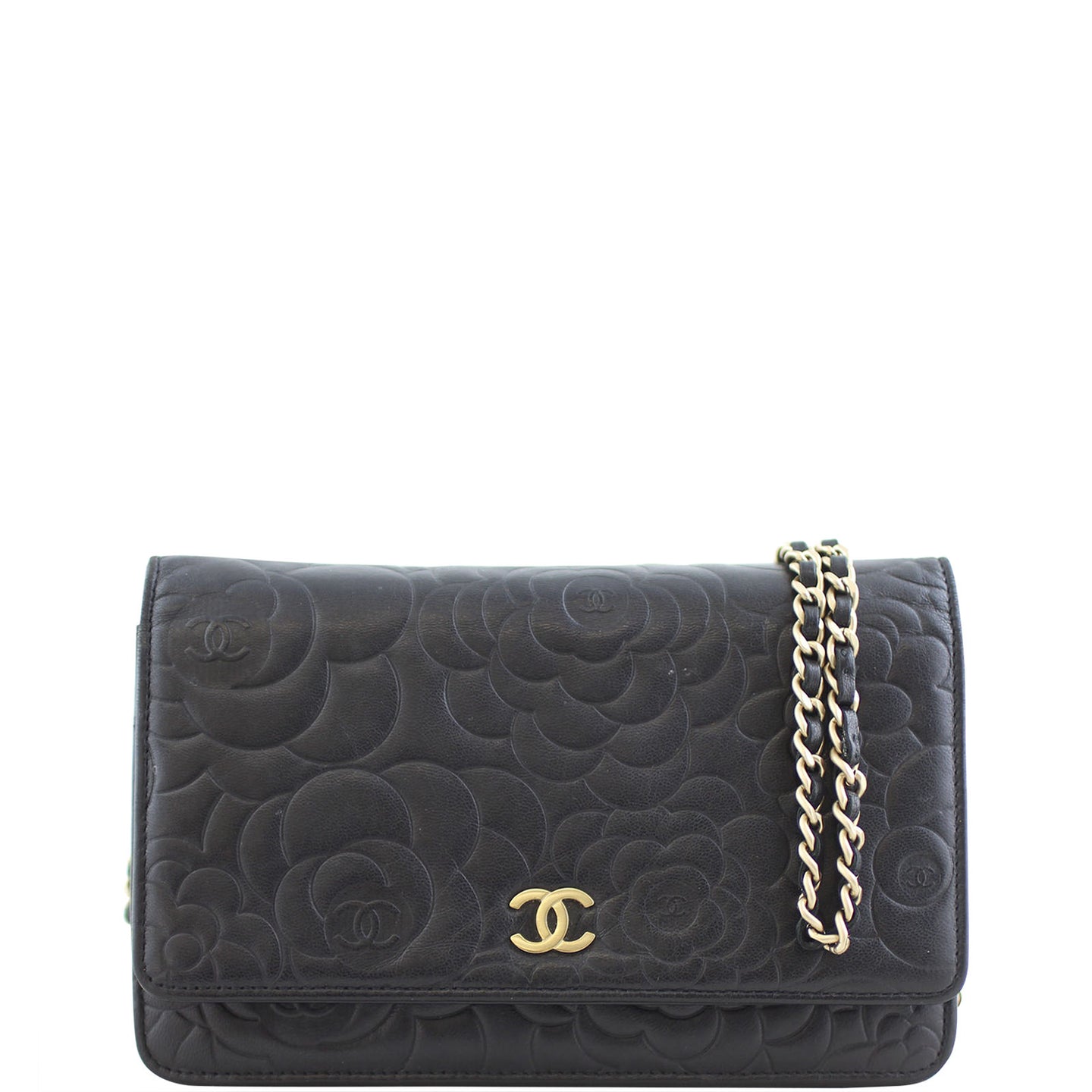 Chanel Camellia Wallet on Chain Front