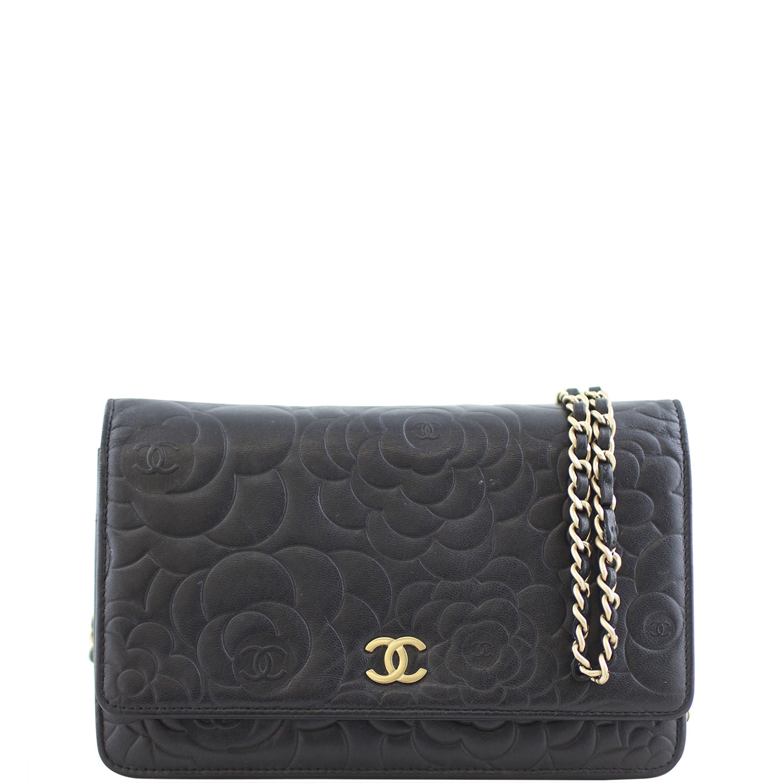 Chanel Camellia Wallet on Chain Front