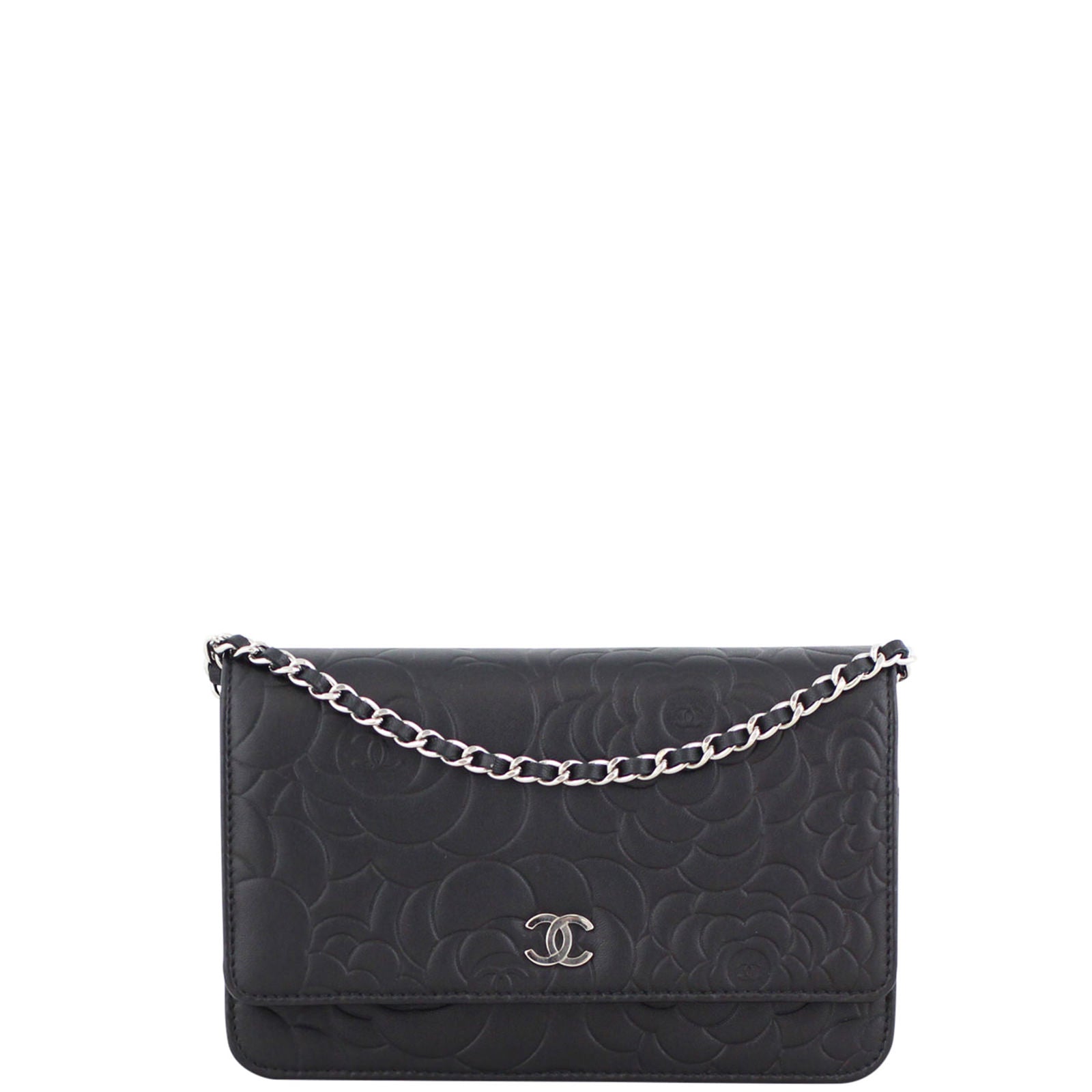 Chanel Camellia Wallet on Chain Front