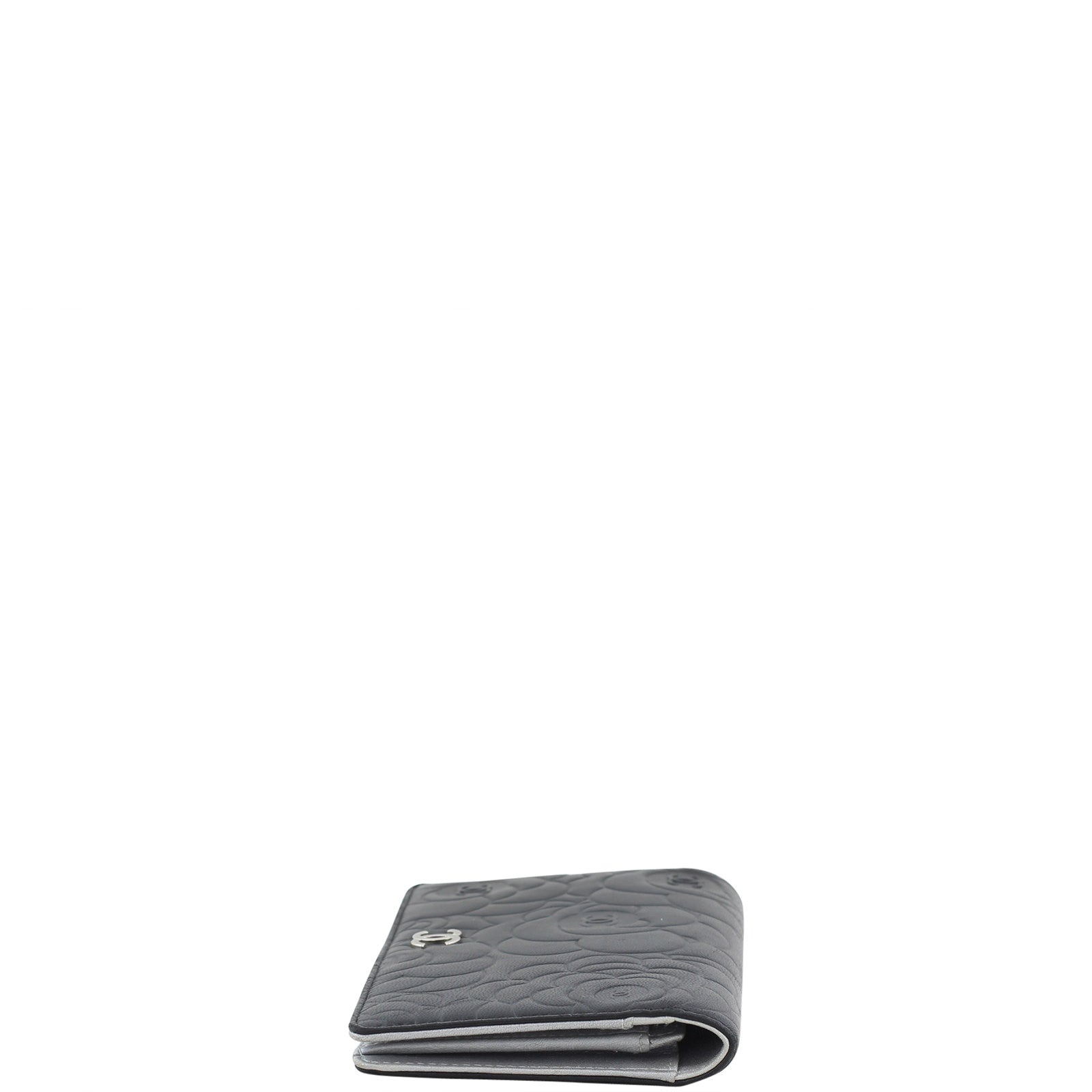 Chanel Camellia Yen Wallet Left