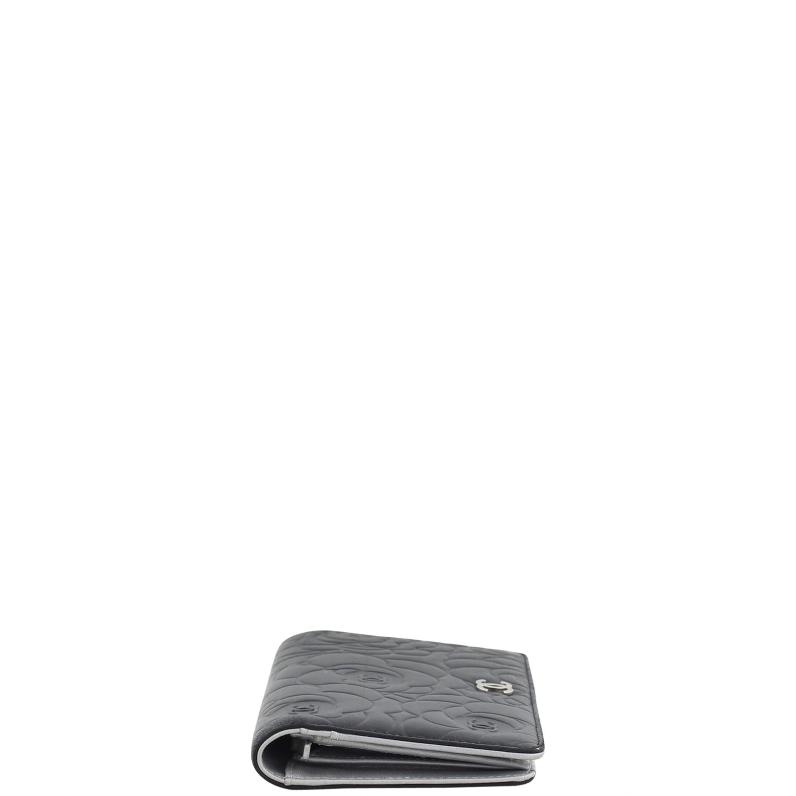 Chanel Camellia Yen Wallet Right