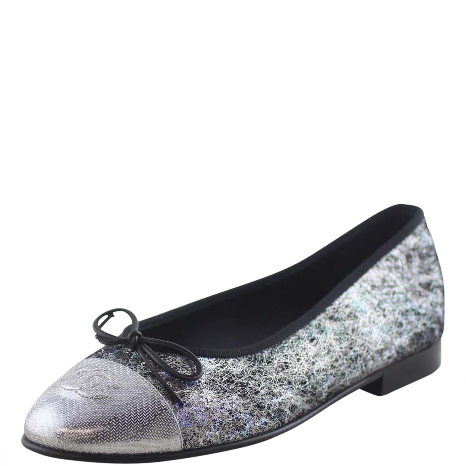Chanel Cap Toe Ballet Flats Corner