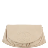 Chanel Half Moon Wallet on Chain Front