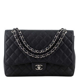Chanel Classic Single Flap Maxi Front w Chain