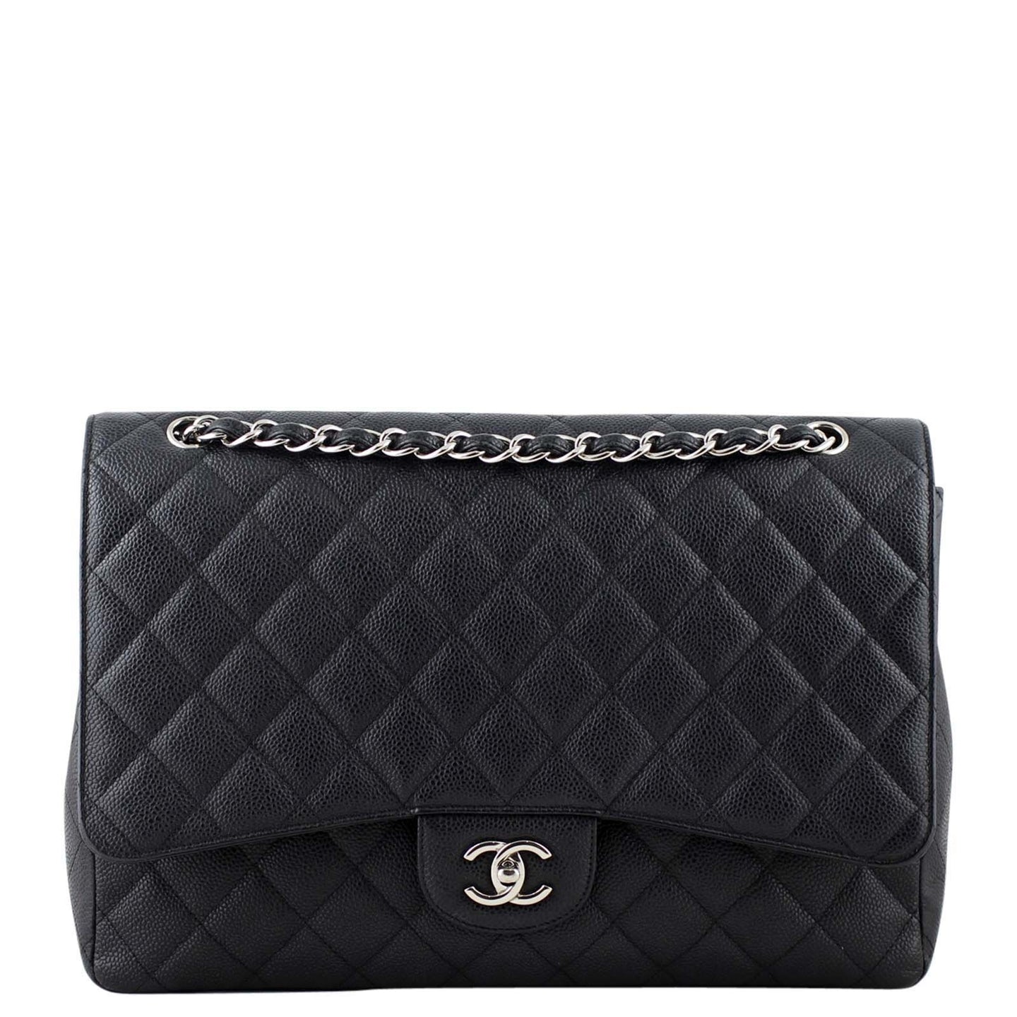 Chanel Classic Single Flap Maxi Front Strap