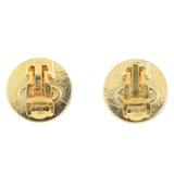 Chanel CC Button Clip on Earrings Back