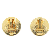 Chanel CC Button Clip on Earrings Back