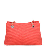 Chanel CC Chevron Surpique Tote Back