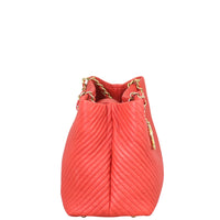 Chanel CC Chevron Surpique Tote Side