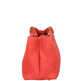 Chanel CC Chevron Surpique Tote Side