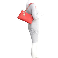 Chanel CC Chevron Surpique Tote Mannequin