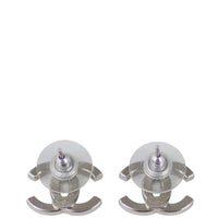 Chanel CC Crystal Stud Earrings Back