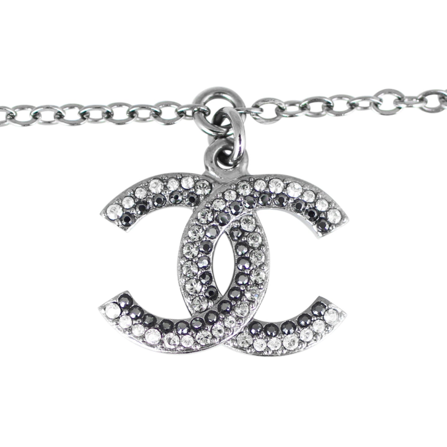 Chanel CC Crystal Bracelet Front