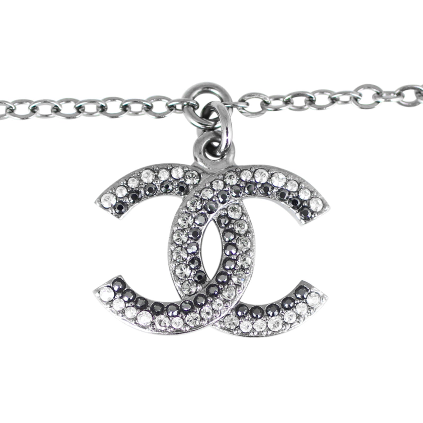 Chanel CC Crystal Bracelet Front