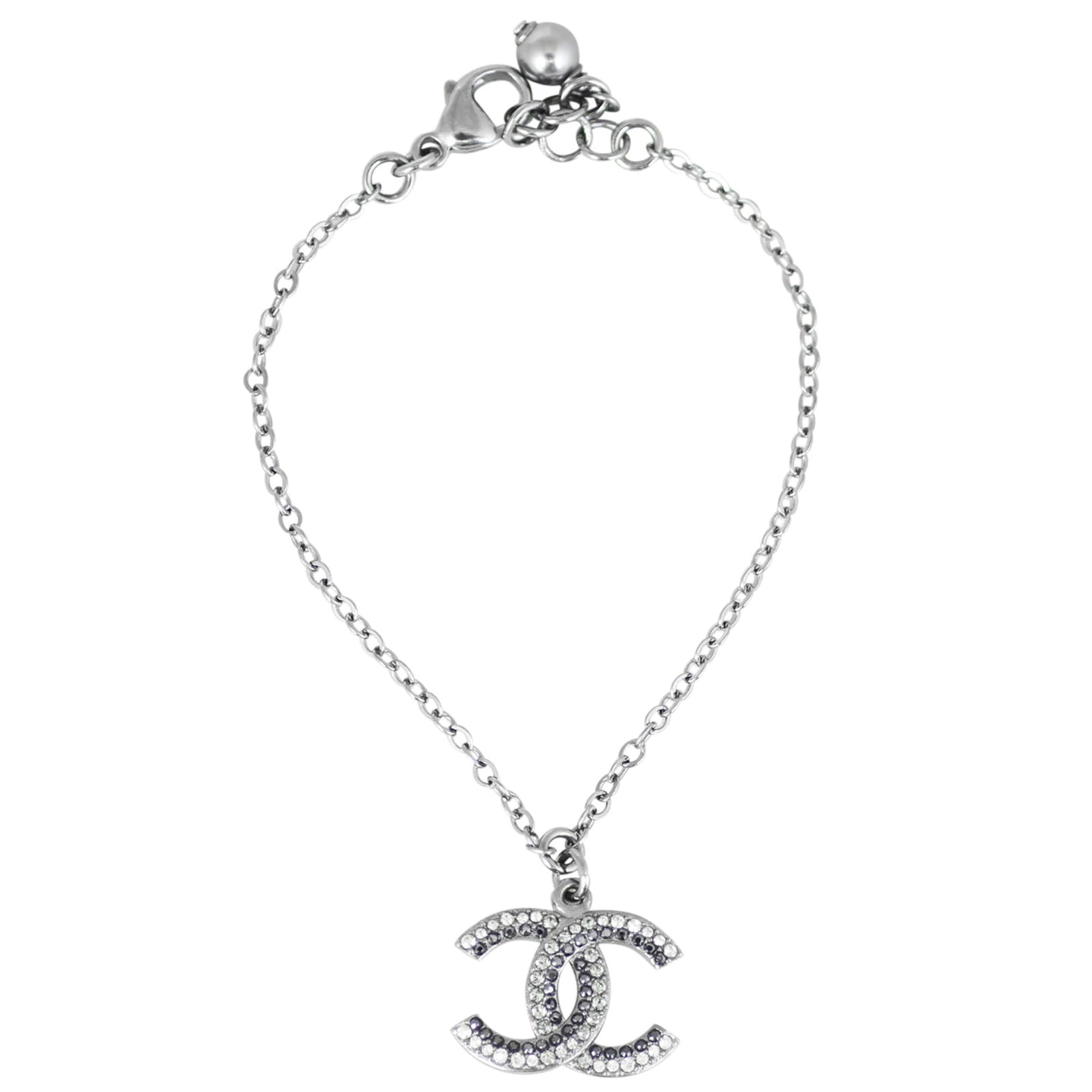 Chanel CC Crystal Bracelet Full