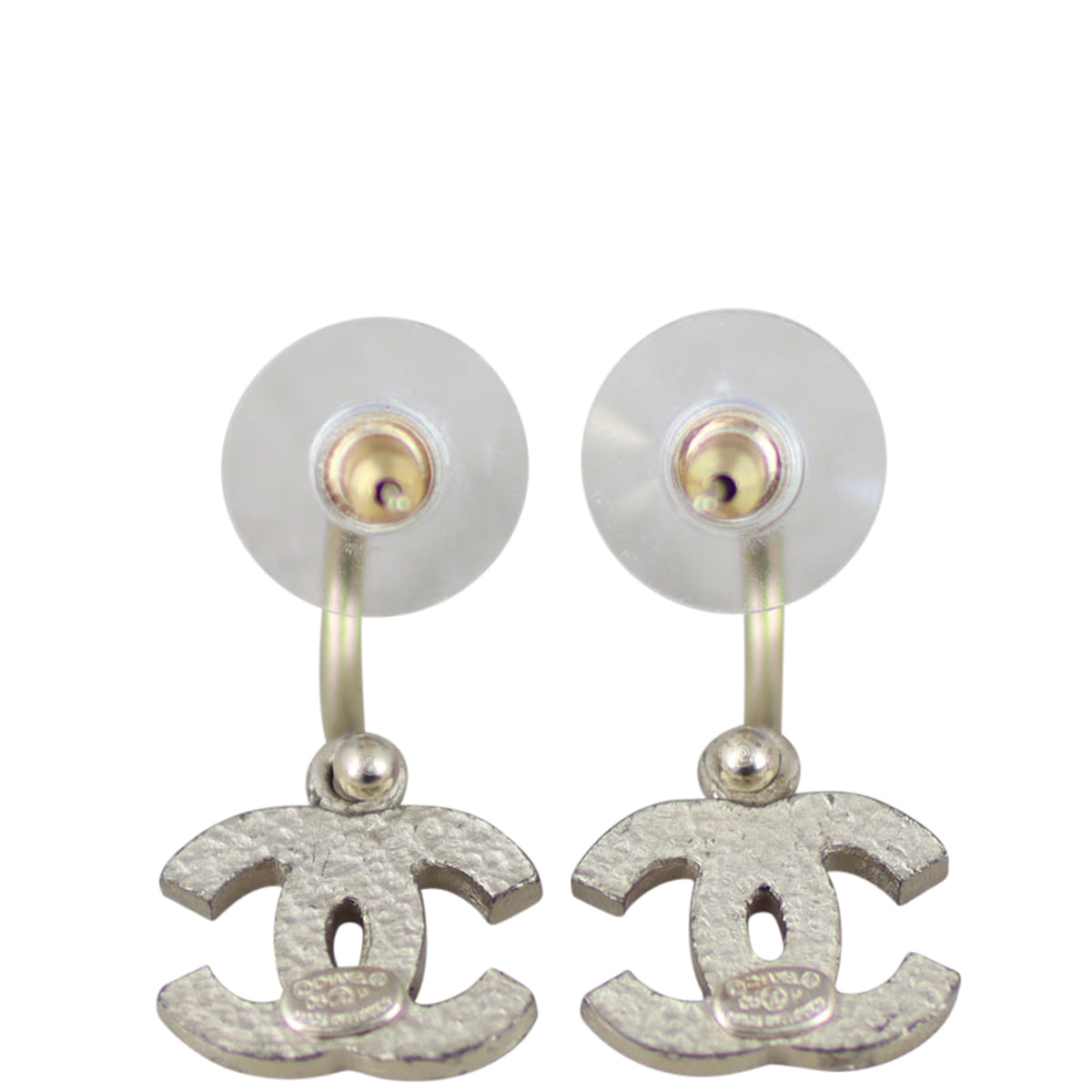 Cc Shell Crystal Drop Chanel CC Crystal Drop Earrings – Luxe.It.Fwd