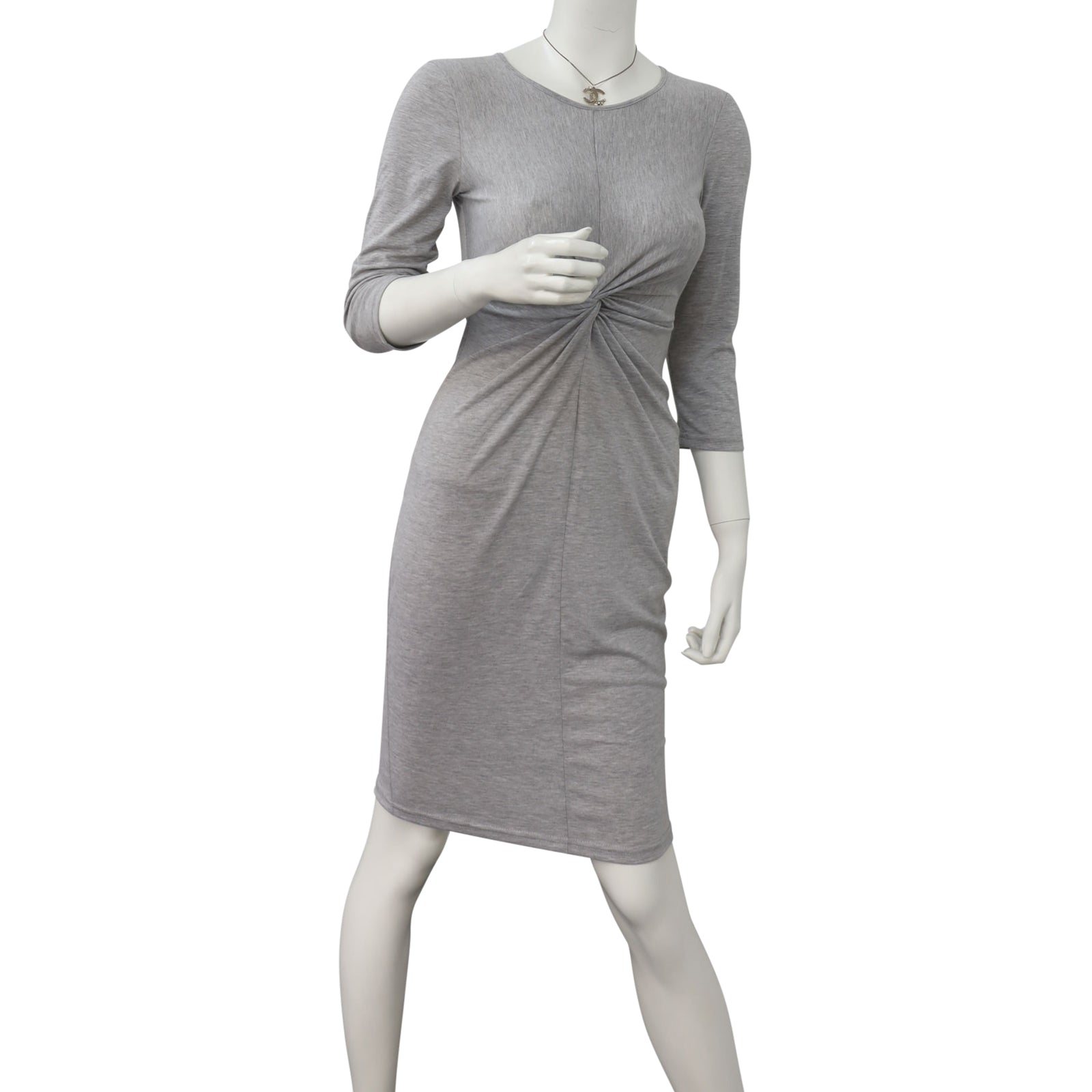 Chanel CC Crystal Pendant Necklace Mannequin