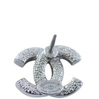 Chanel CC Crystal Stud Earrings Stamp