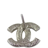 Chanel CC Crystal Stud Earrings Stamp