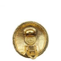 Chanel Vintage Clip on CC Earrings Details