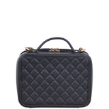 Chanel CC Filigree Vanity Case Large Back