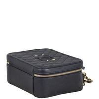 Chanel CC Filigree Vanity Case Large Corner