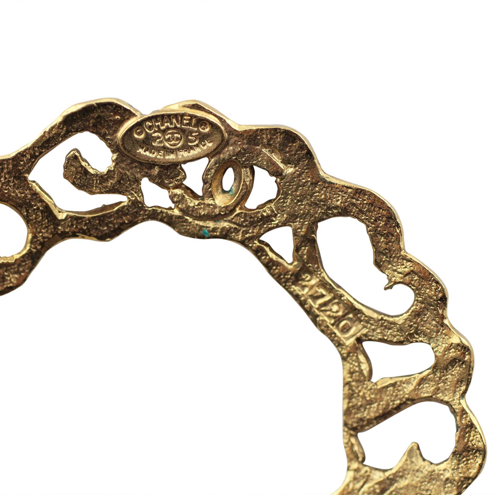 Chanel Clip on Two Way Hoop Earrings Details