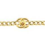 Chanel Vintage CC Turn-Lock Pendant Necklace Lock